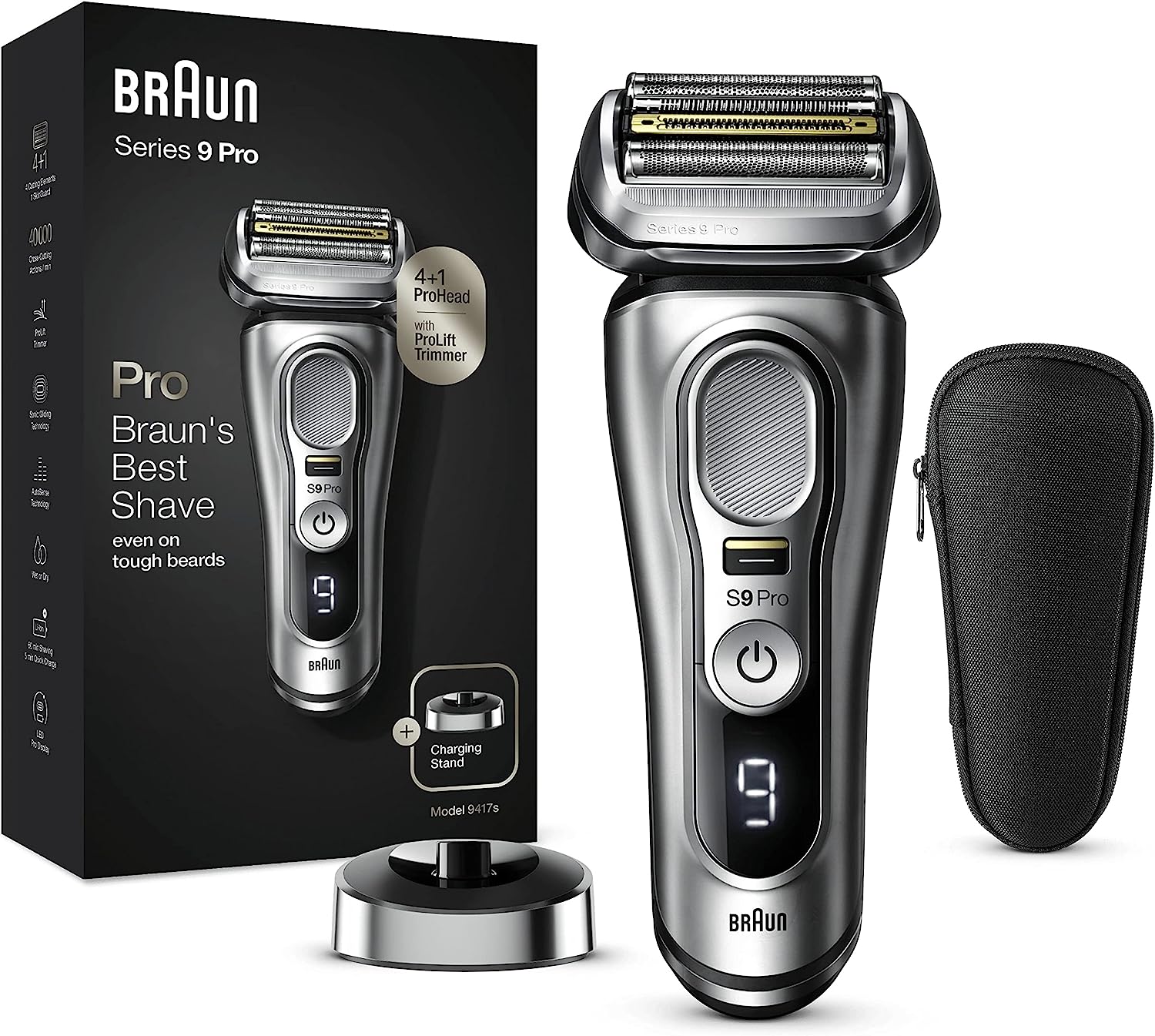Braun Series 9 Pro+ vs. Philips Shaver Series 9000 vs. Panasonic Arc 6