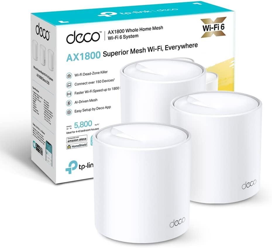 TP-Link Deco X20 vs. TP-Link Deco E4 vs. TP-Link Deco X50 vs. TP-Link Deco M4